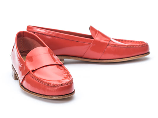 Mocasin Vincha Lisa Rojo
