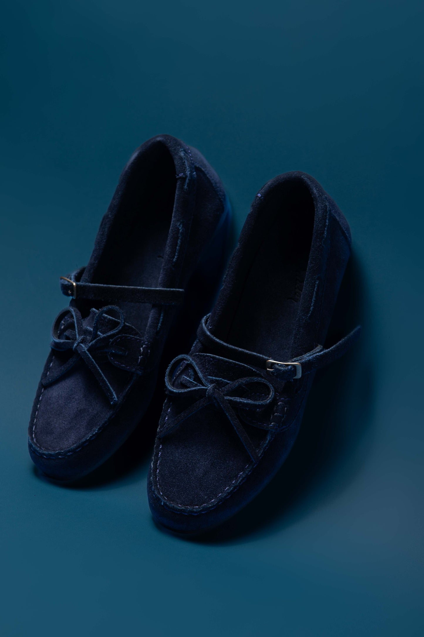 Nautical Maria Blue Suede