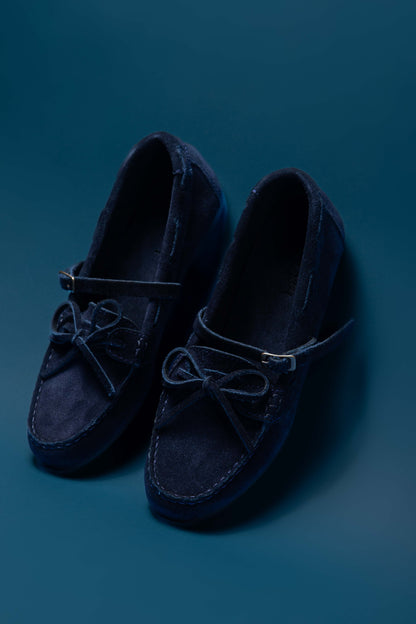 Nautical Maria Blue Suede
