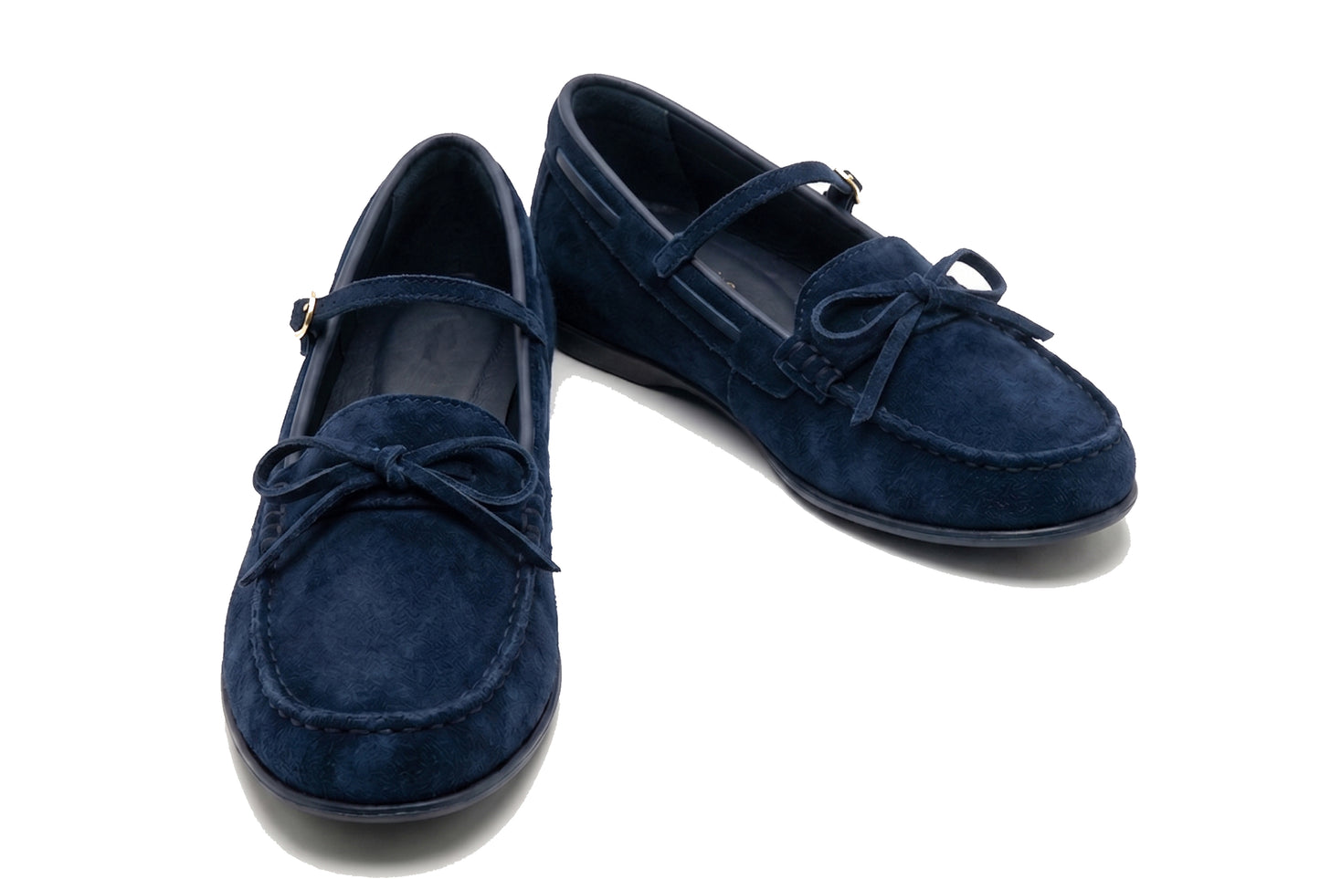 Nautical Maria Blue Suede