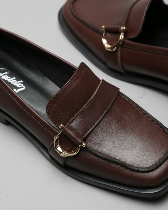 Moccasin Horseshoe Brown
