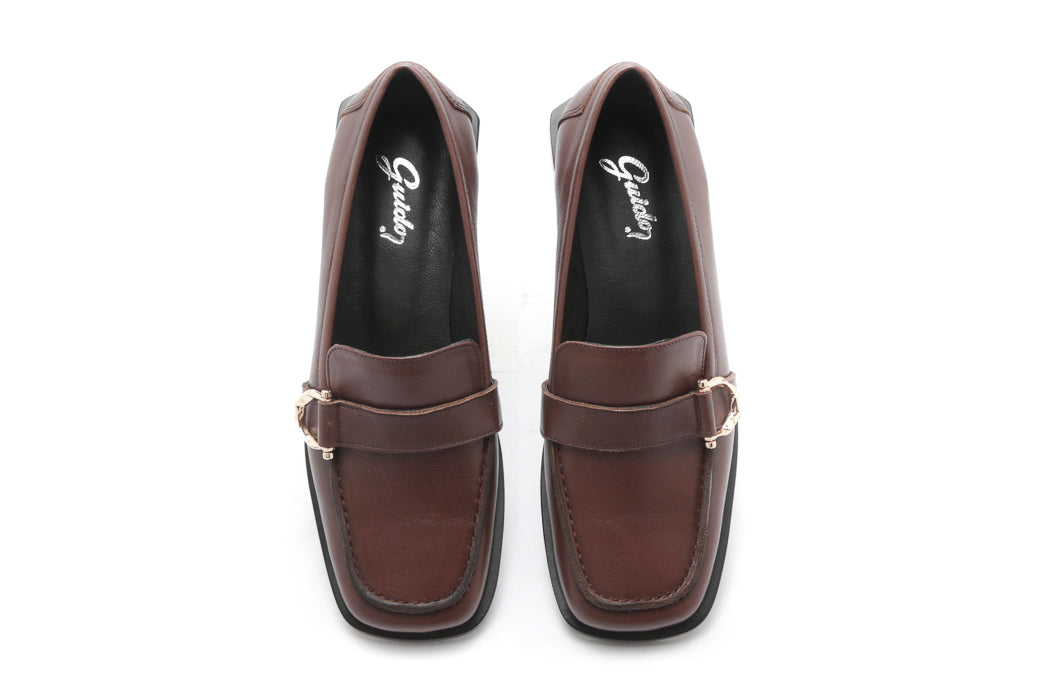 Moccasin Horseshoe Brown