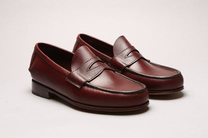 Moccasin Simple Sole 4218 Burgundy