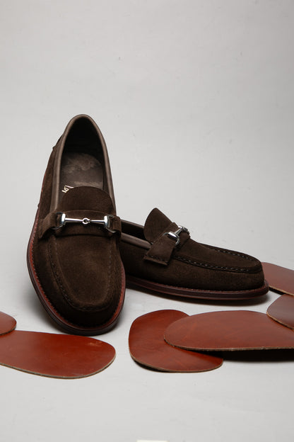 Moccasin Double Sole 4224 Suede Choco