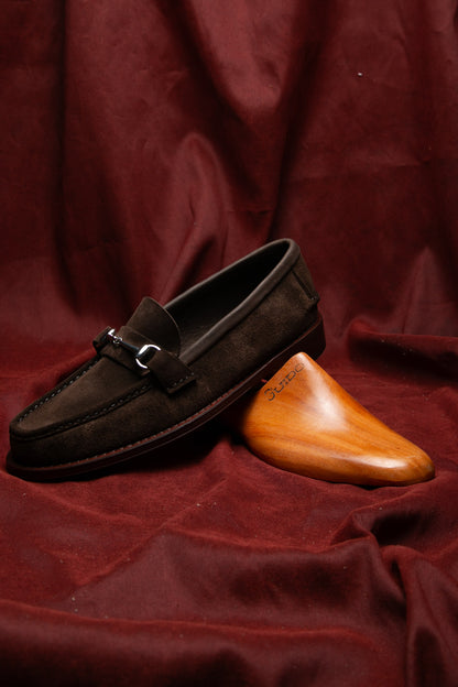 Moccasin Double Sole 4224 Suede Choco