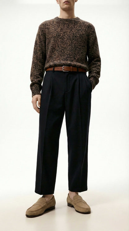 Moccasin Simple Sole Suede Vizon