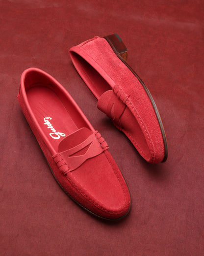 Moccasin 5325 Suede Red