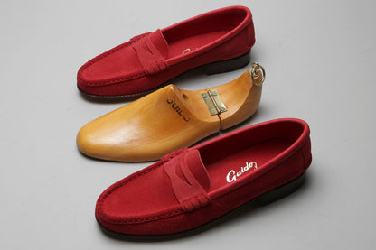 Moccasin 5325 Suede Red