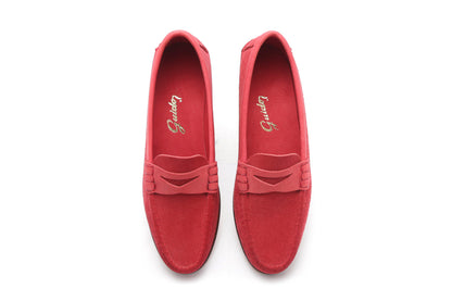Moccasin 5325 Suede Red
