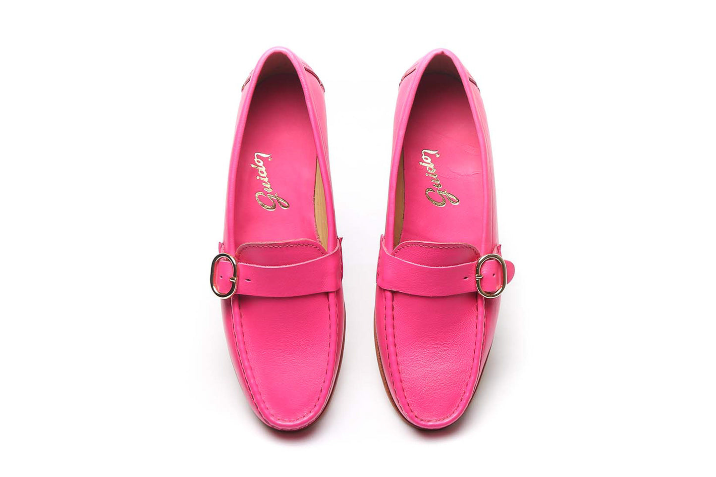 Moccasin 5320 with Buckle Fuchsia