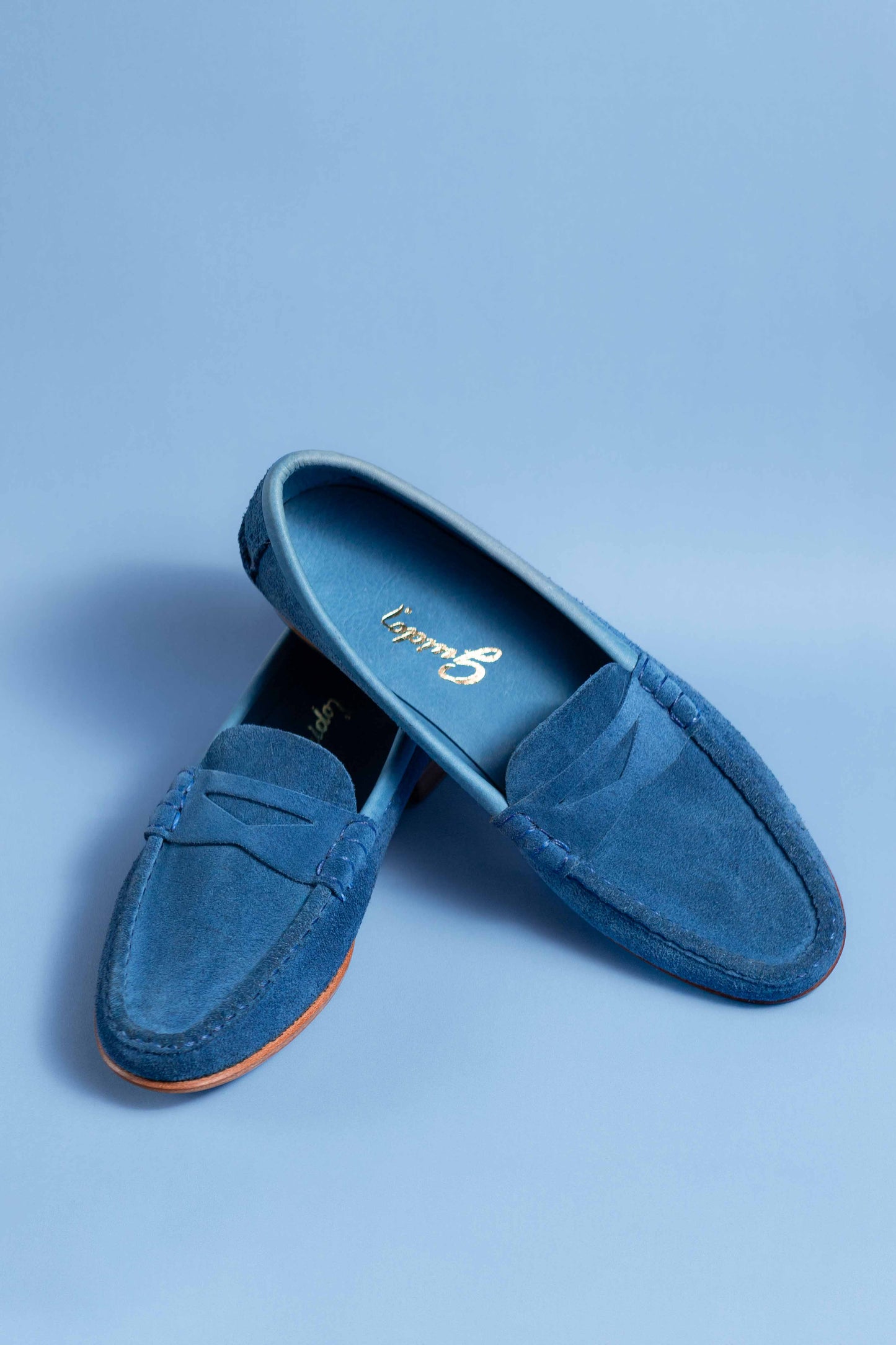 Moccasin 5325 Blue Suede