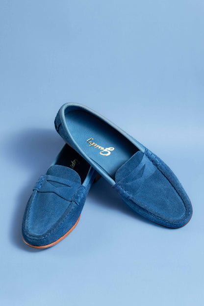 Moccasin 5325 Blue Suede
