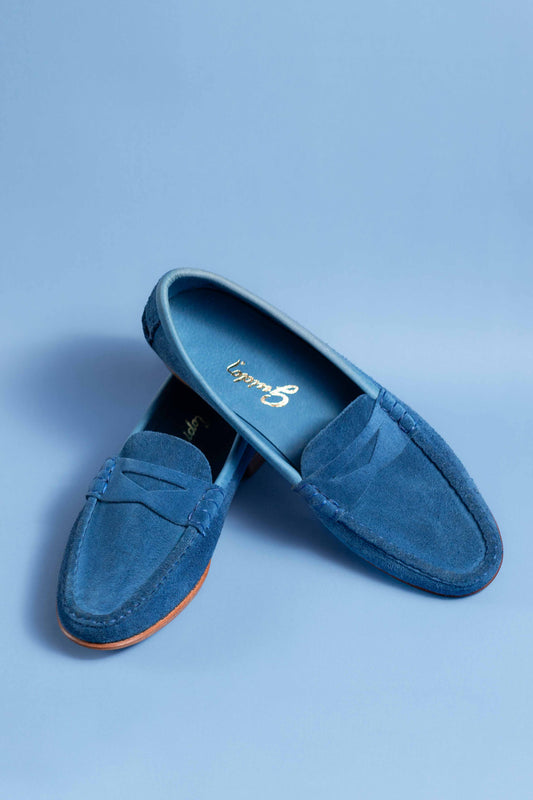 Moccasin 5325 Blue Suede