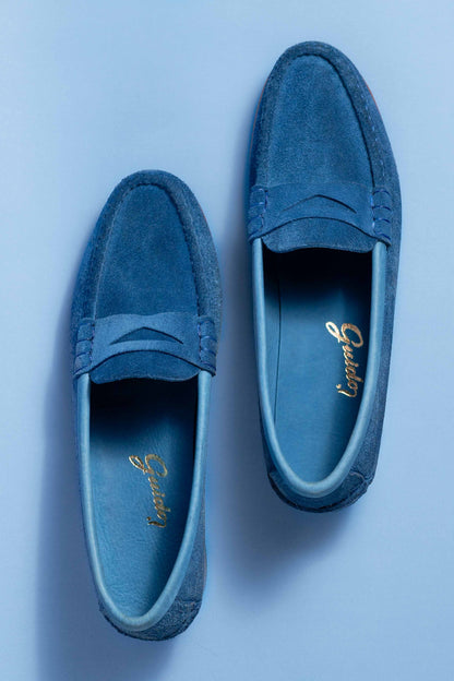 Moccasin 5325 Blue Suede