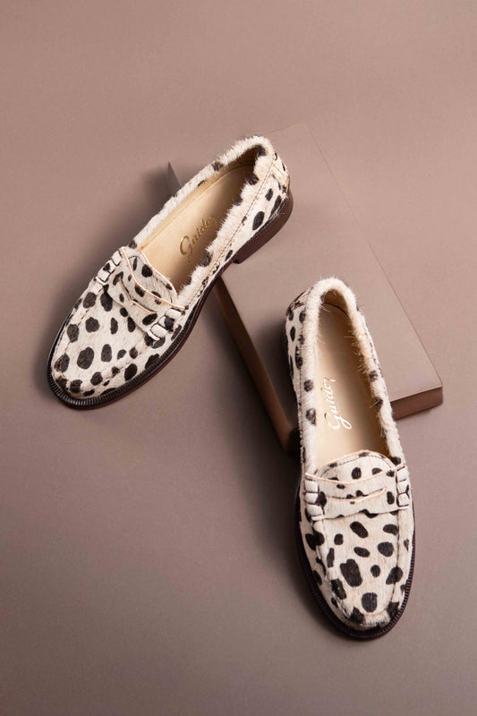 Moccasin 5379 Cheetah Beige
