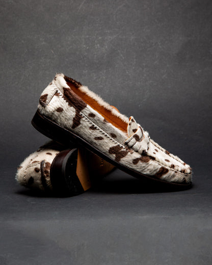 Moccasin 5379 White & Brown