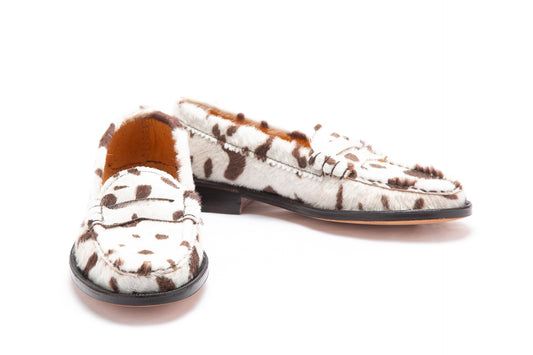 Moccasin 5379 White & Brown