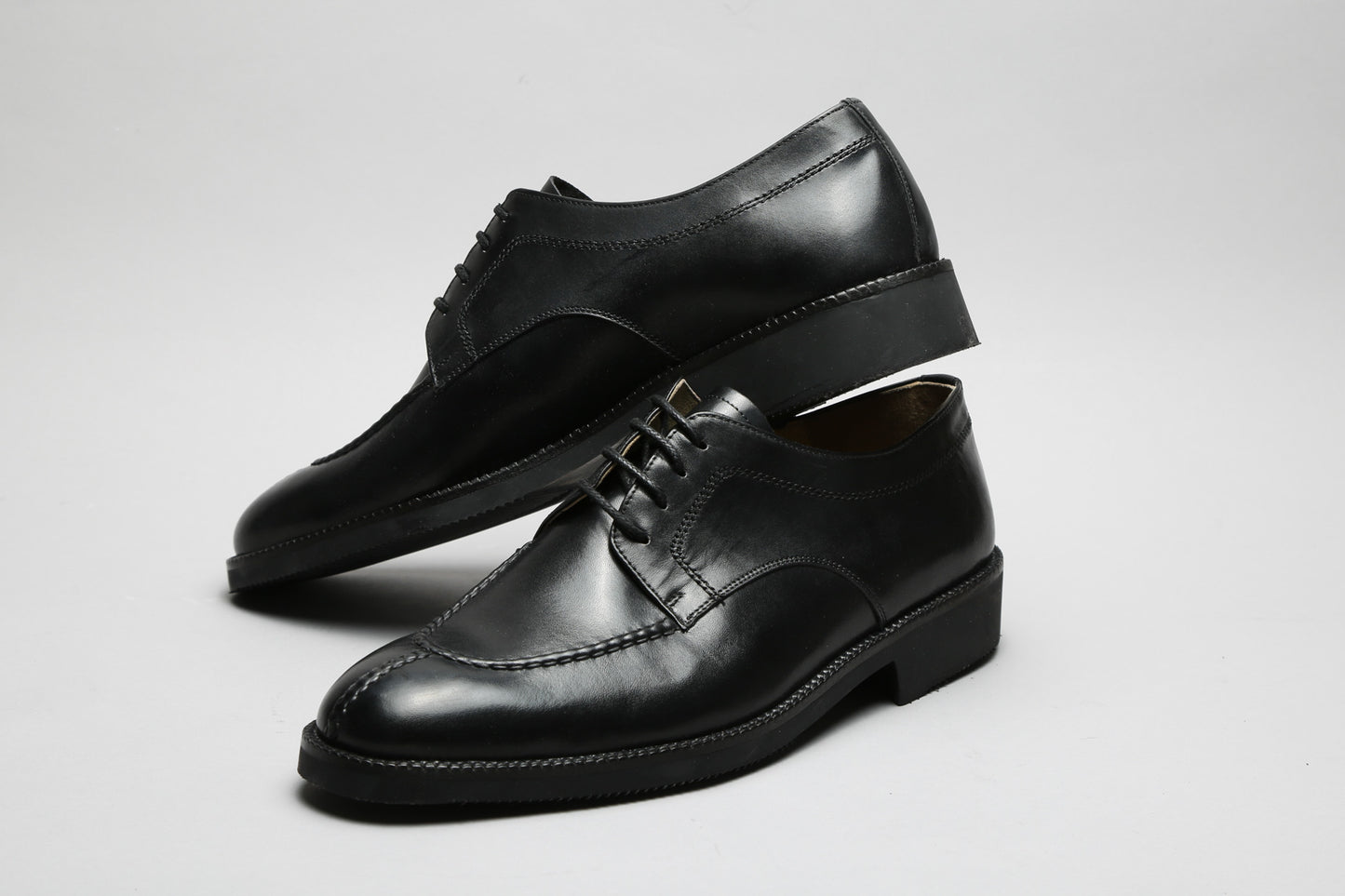 Derby with Rubber Sole 624 Black