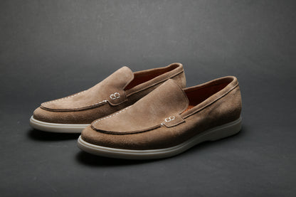 Loafer 701 Light Brown Suede