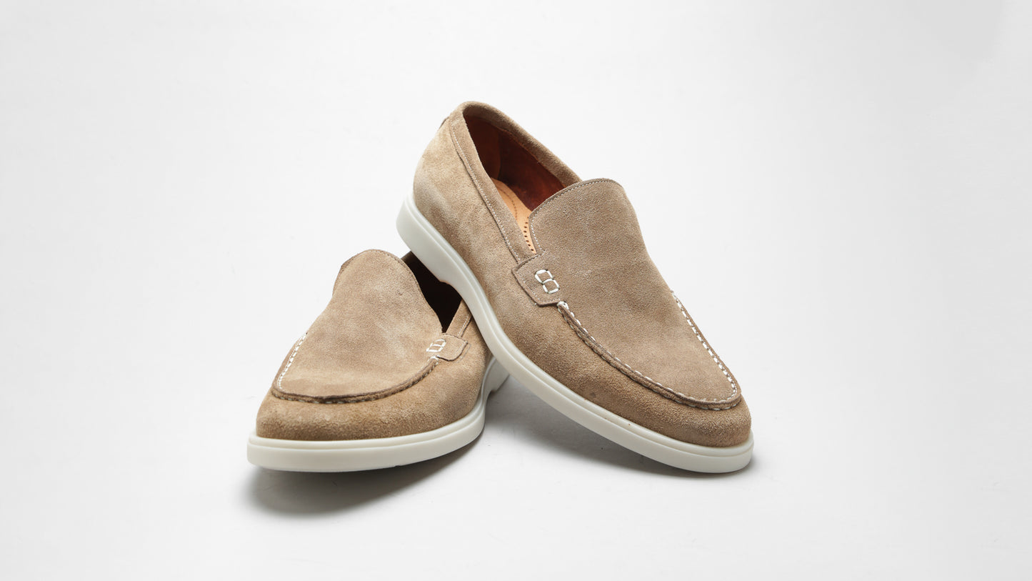 Loafer 701 Light Brown Suede