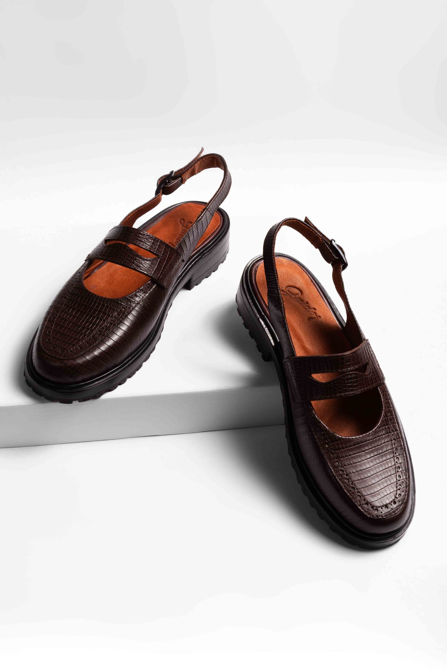 Moccasin Mule René CR Brown