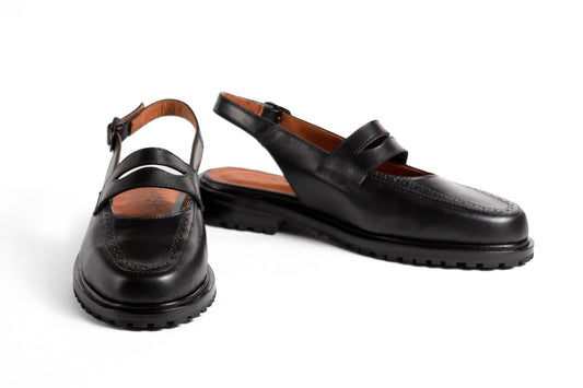 Moccasin Ballerina Black