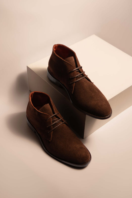 Boot 7482 Brown Suede