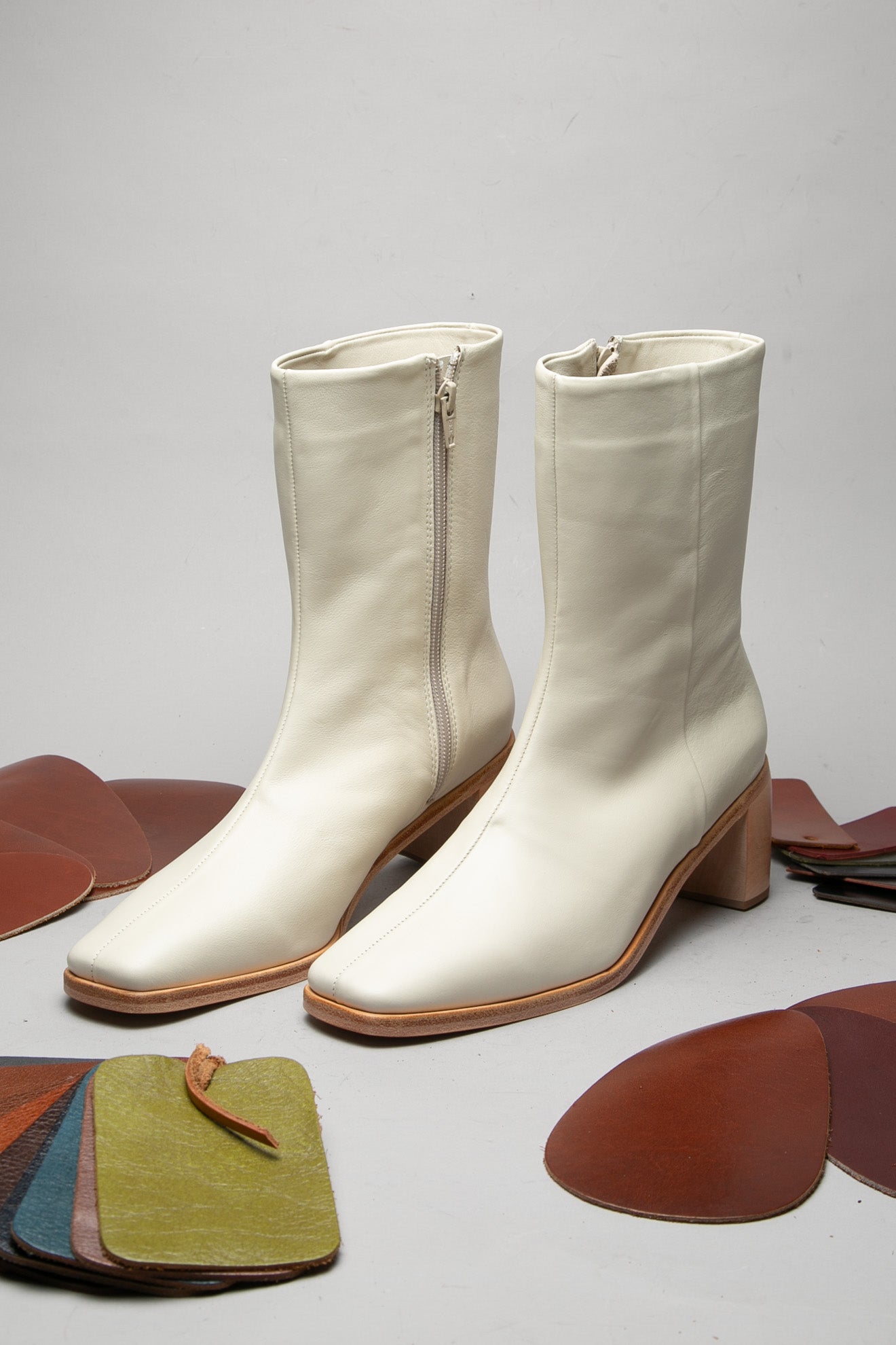 Boot Giulia Ivory