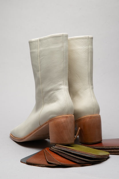 Boot Giulia Ivory