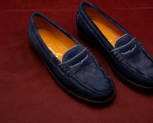 Moccasin 5379 Blue Hair