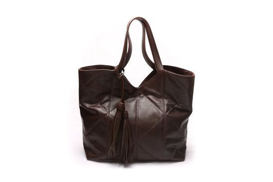 Handbag Puglia Dark Brown