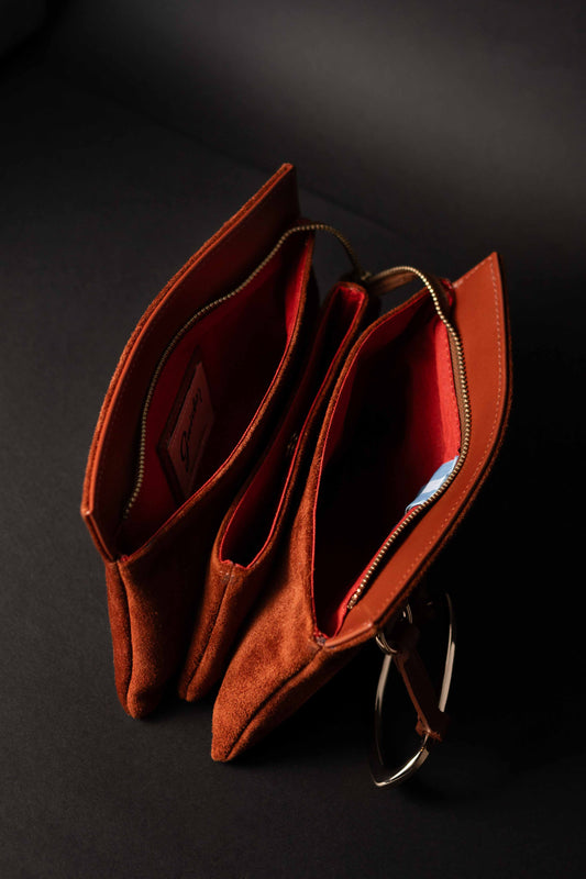 Crossbody 3024 Brown Suede