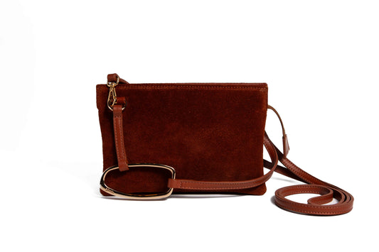 Crossbody 3024 Brown Suede