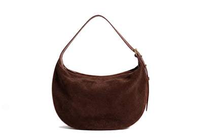 Handbag Ceibo Brown Suede