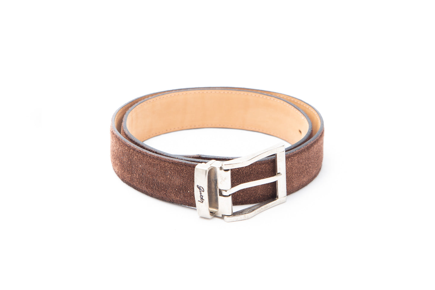 Belt 35mm Suede Brown