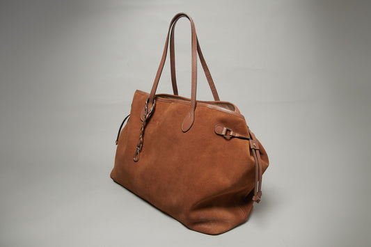 Cartera Luisa Gamuza Suela