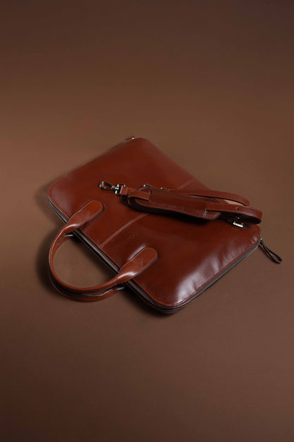Briefcase Milo Dark Brown