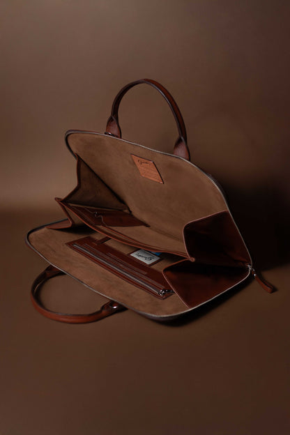 Briefcase Milo Dark Brown