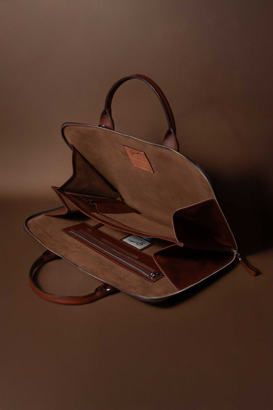 Briefcase Milo Dark Brown