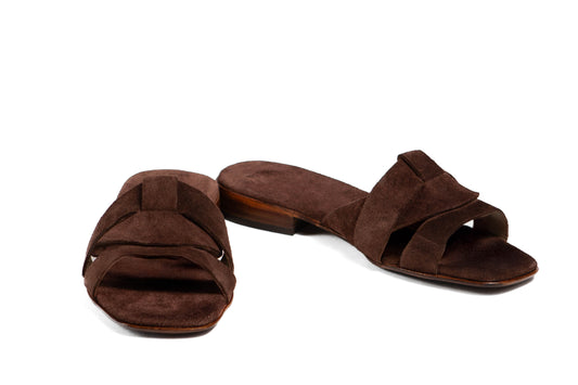Sandal Gala Brown Suede