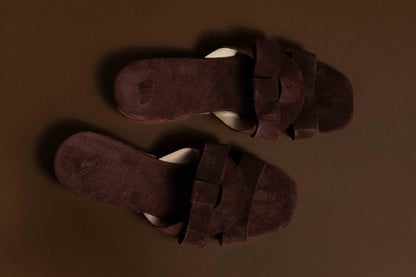 Sandal Gala Brown Suede
