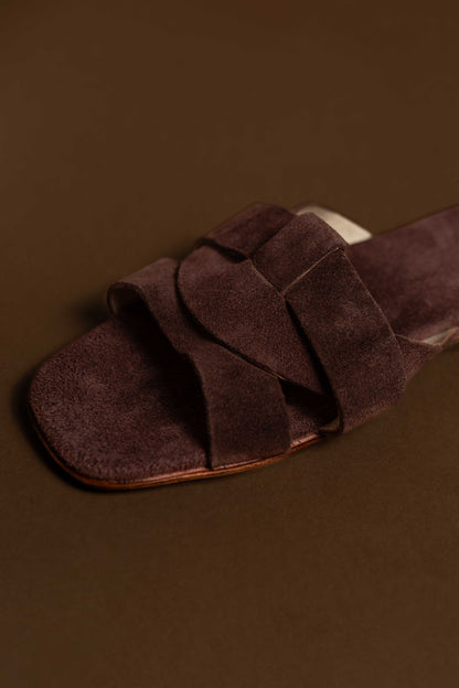 Sandal Gala Brown Suede
