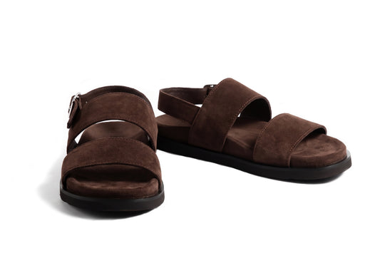 Sandal German Suede Chocolate