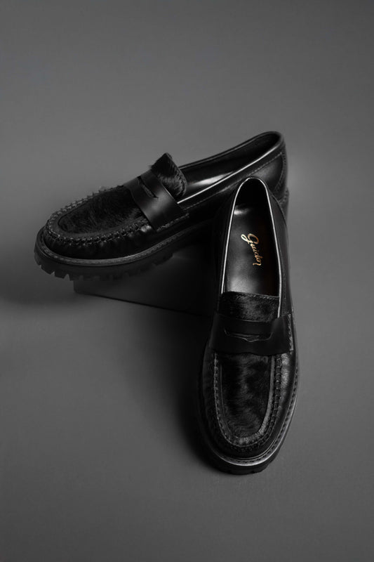 Mocasín 5379 Blanco & Marrón