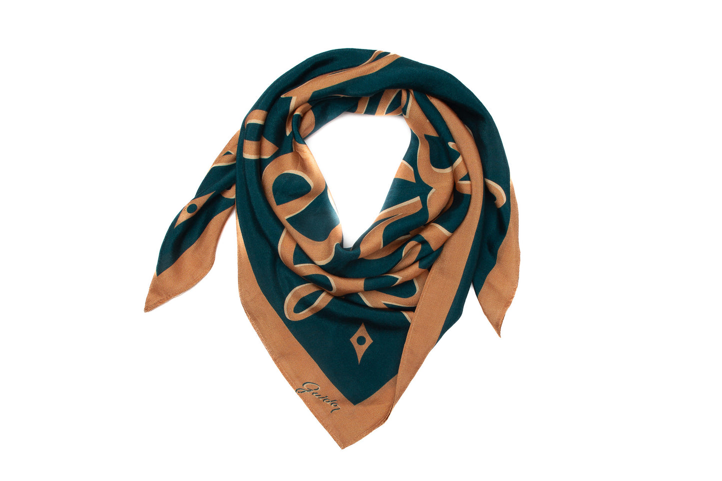 Scarf Butterfly Brown