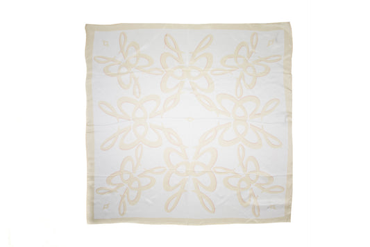 Scarf Butterfly White