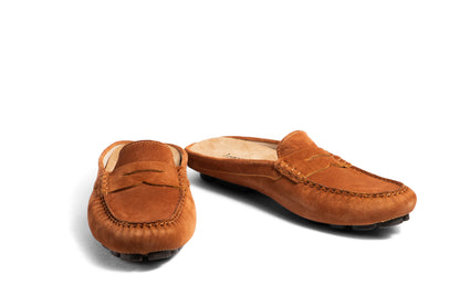 Mule with Headband Suede