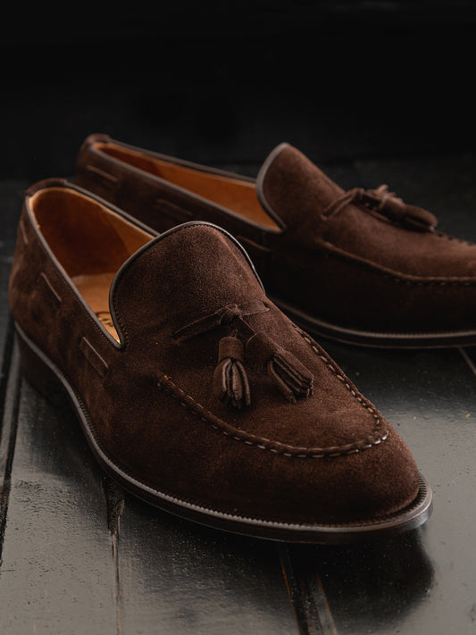 Zapato con Pompones 1212 Gamuza 18 - 8 1/2