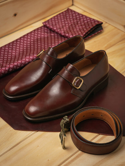 Zapato Social 1615 Borgoña - 9 1/2