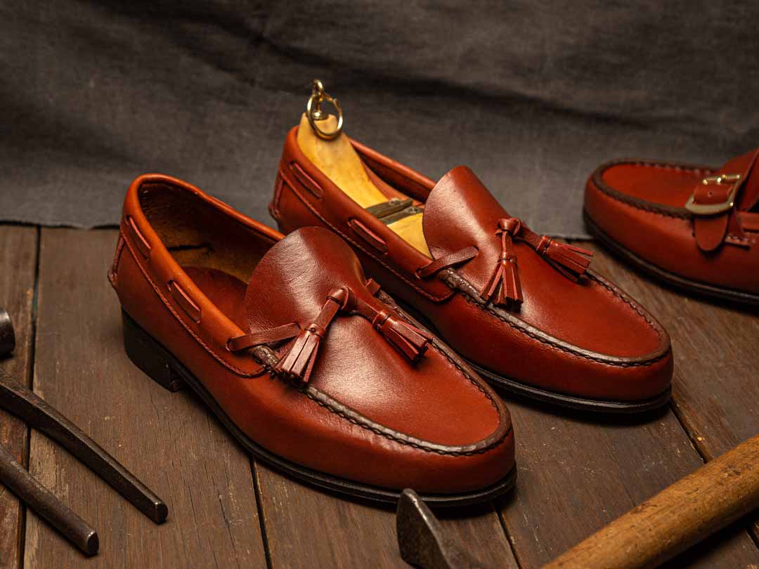 Moccasin Simple Sole 4221 Brown guido1952